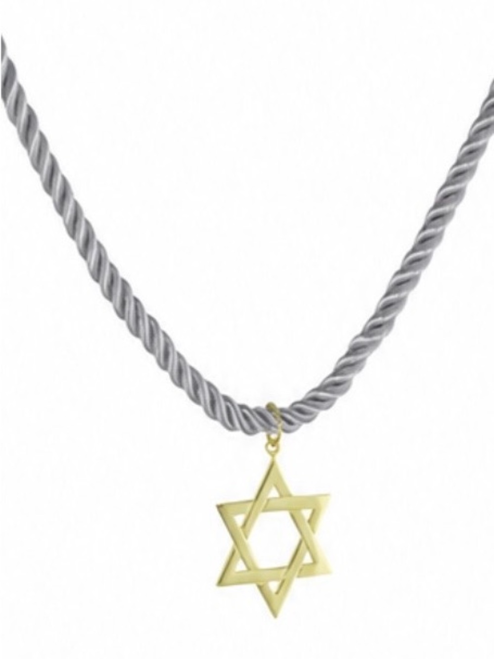 Gold Star of David Pendant Necklace - Women's Two-Tone Jewelry
